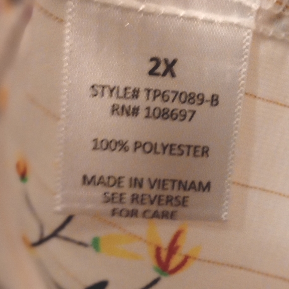 Sweet Rain Top size 2X - Picture 5 of 6